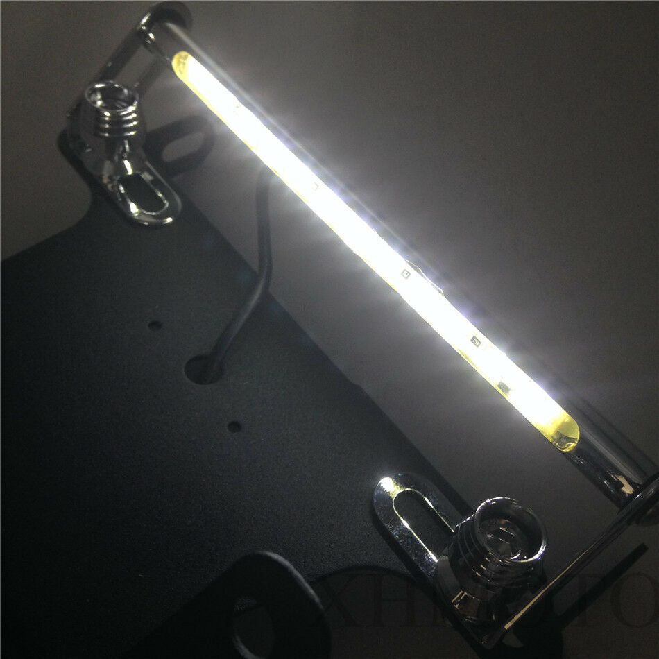 Black Fender Eliminator LED Light For 2004 2005 2006 Kawasaki ZX-10R ZX10R 10R