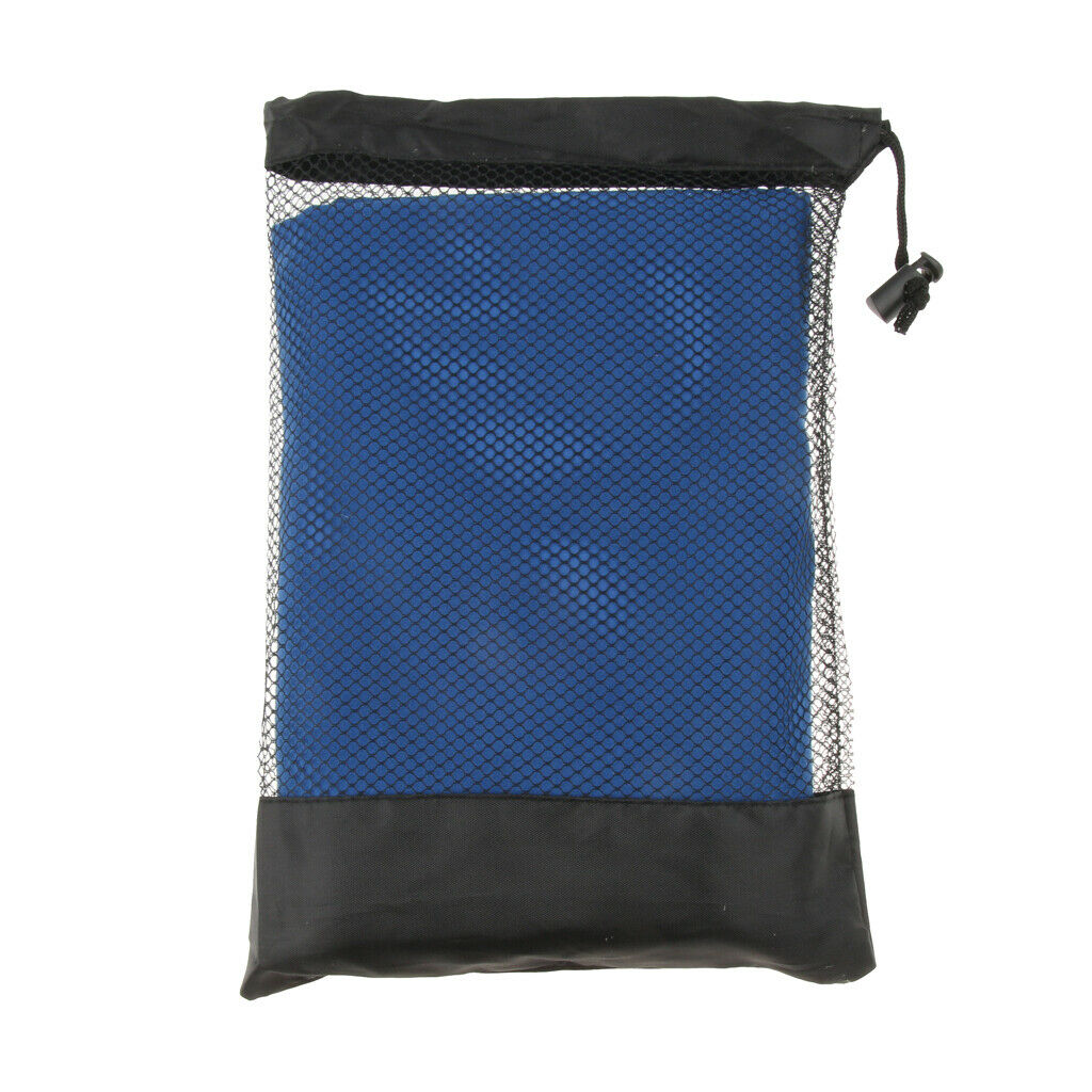 Microfiber Quick Dry Towel Ultra Absorbent Towel Swimming Beach Blue M