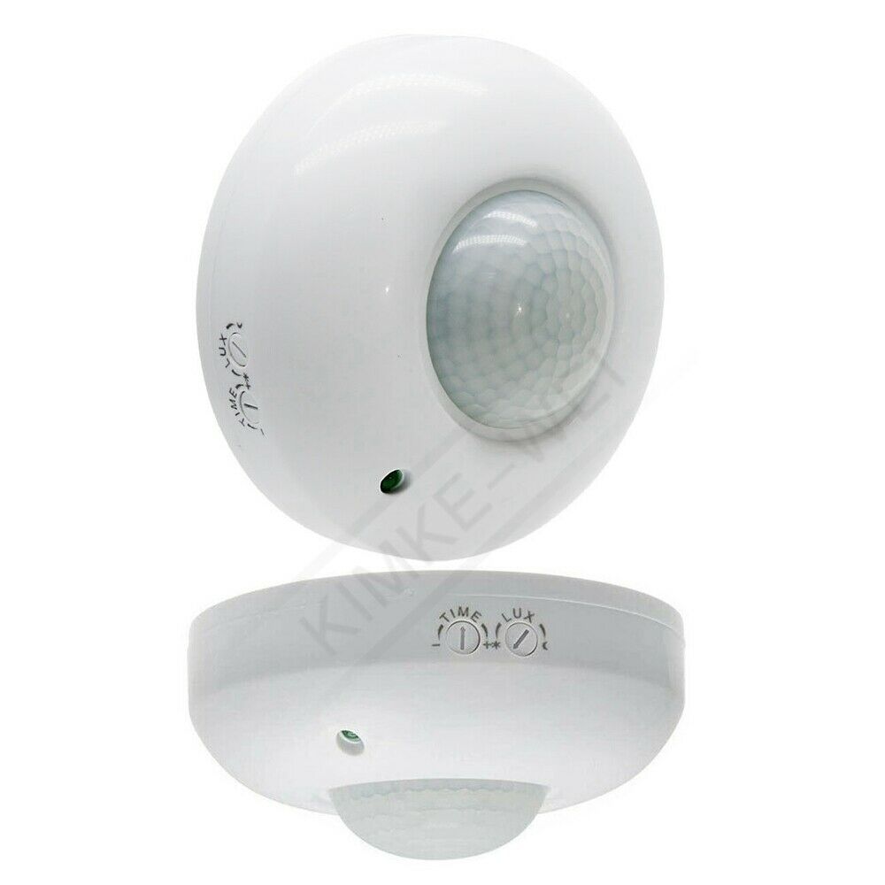 360 Ceiling PIR Infrared Body Motion Sensor Detector Lamp Light Switch 110V/220V