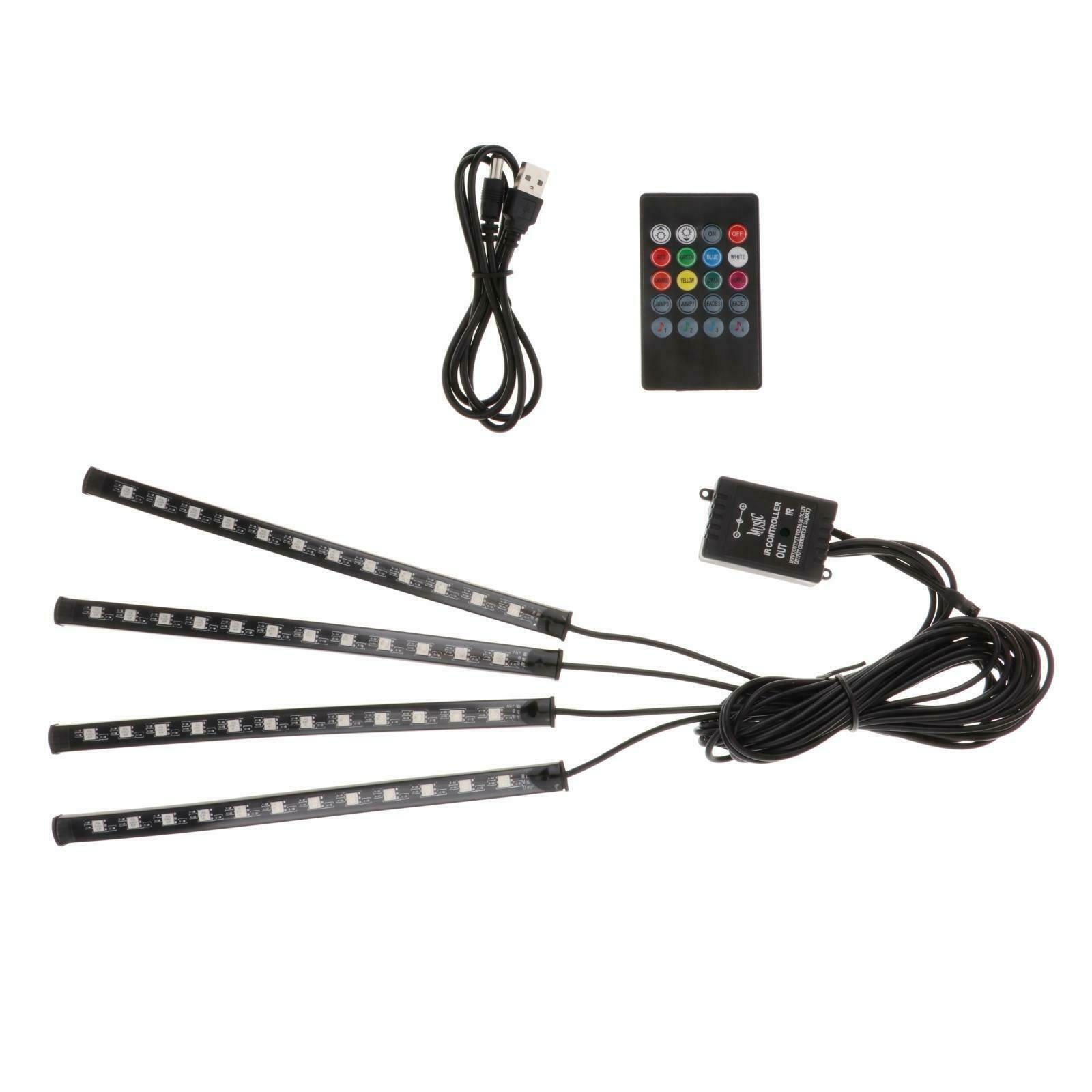 Interior Car Lights with Remote Control Upgraded 2-in-1 Design Interior Car LED