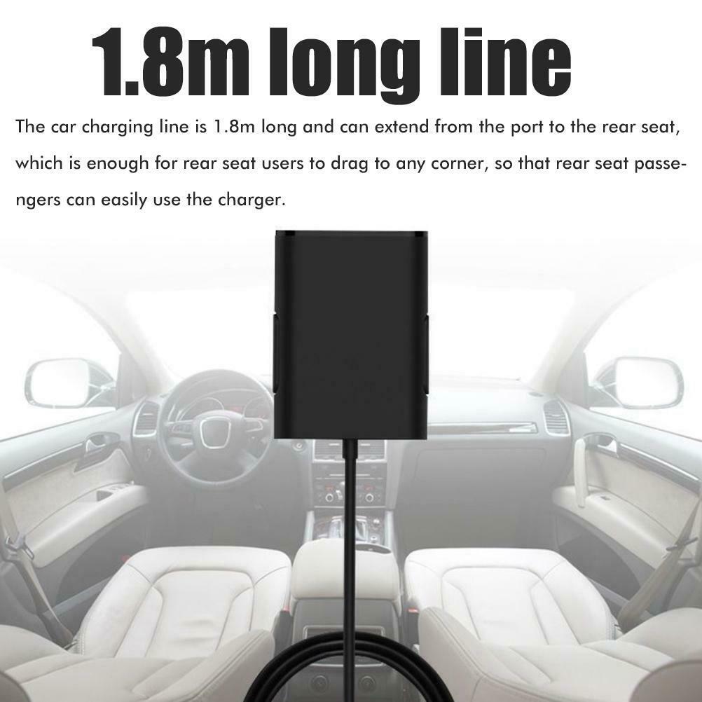 5V/4.8A Mobile Phone Charger 4 Port USB Car Charger Adapter for All DC 4800mA