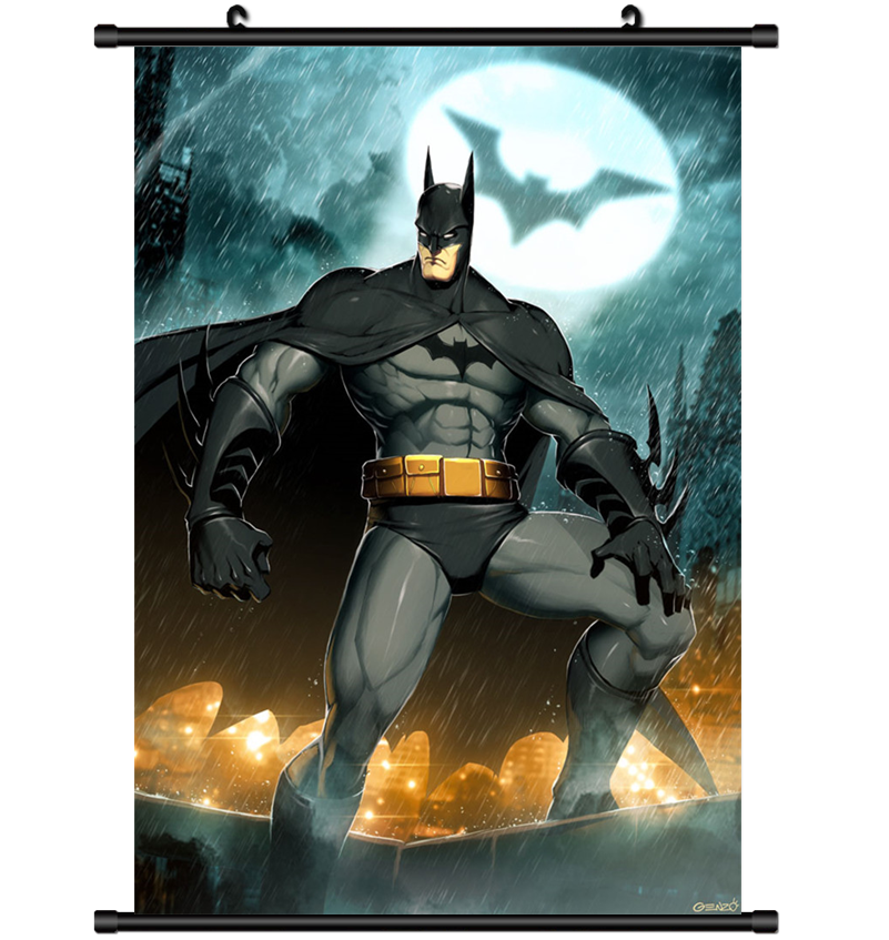 4397 Batman superhero manga anime Home Decor Poster Wall Scroll