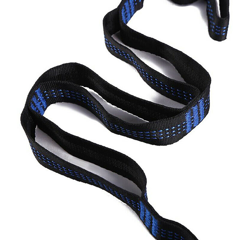2Pcs Heavy Duty Hammock Strap Tree Hanging Belt Outdoor Camping ClotheslineYXDD