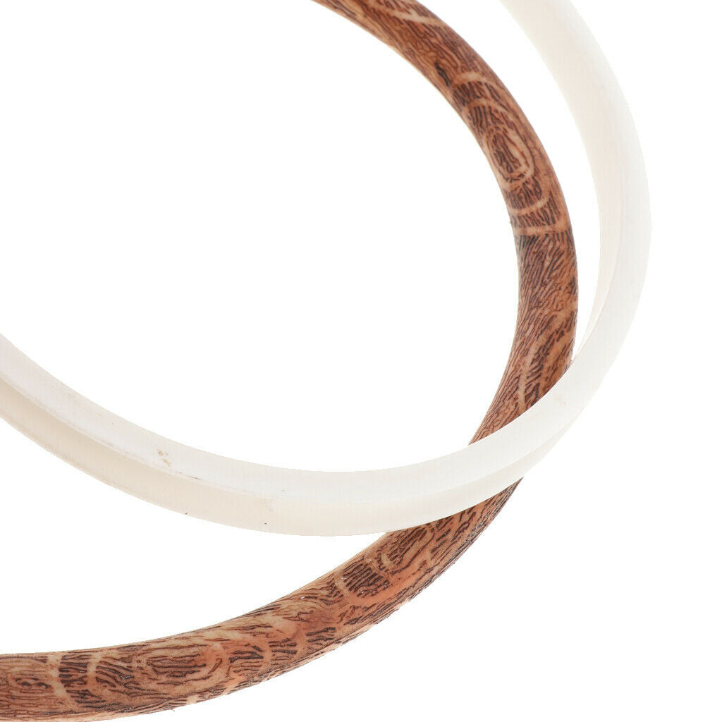 2pcs Plastic Oval Cross Stitch Hoops Needlework Embroidery Sewing Hoops