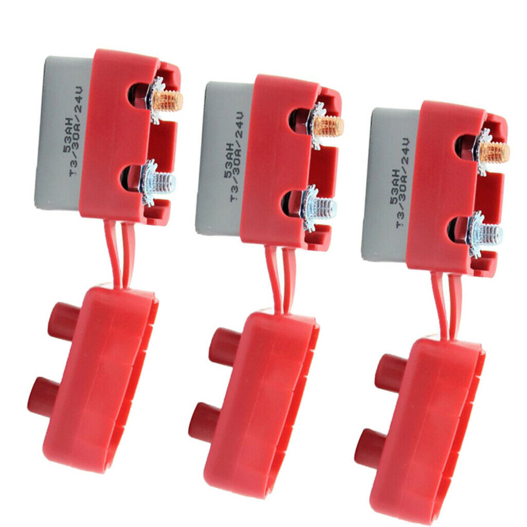 2pcs Car Marine Boat Audio Circuit Breaker Manual Reset Fuseholder  30AMP