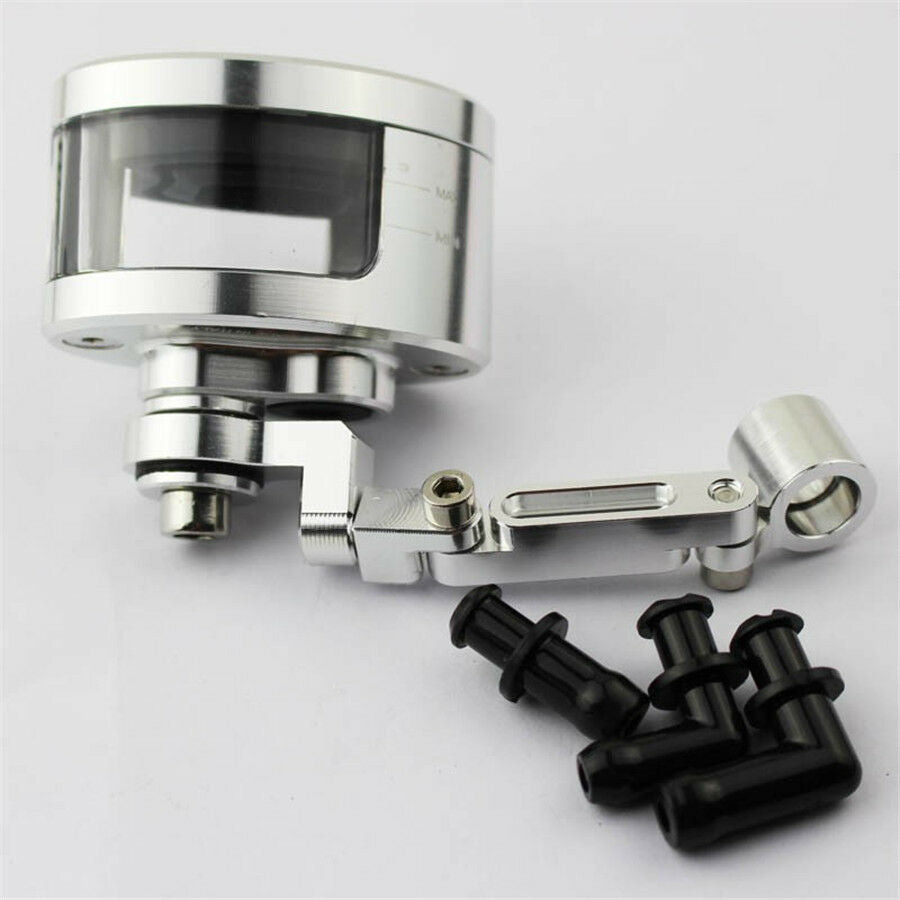 Brake Fluid Oil Reservoir Cup Tank For Yamaha YZF R1 R6 R6S FZ ZX6 ZX9 CBR600RR