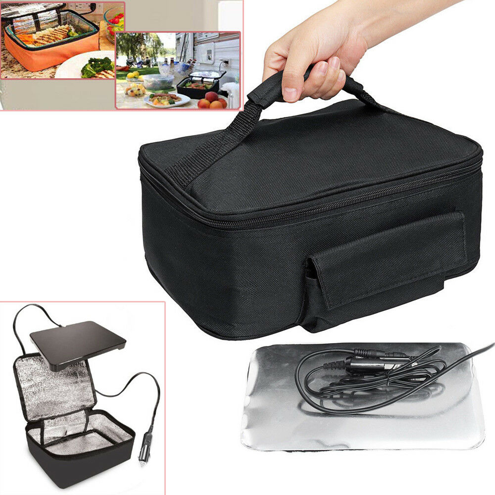 Lunch Box Stove 12V Car Hot Food Meal Warmer Heated Bag Electric Oven Camping
