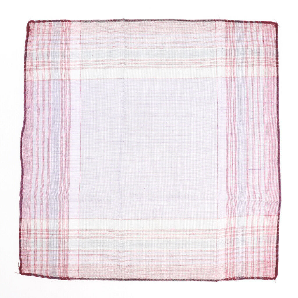24Pack Menâ€™s  Square Handkerchief Comfy Plaids Hankie Wedding Party Hanky