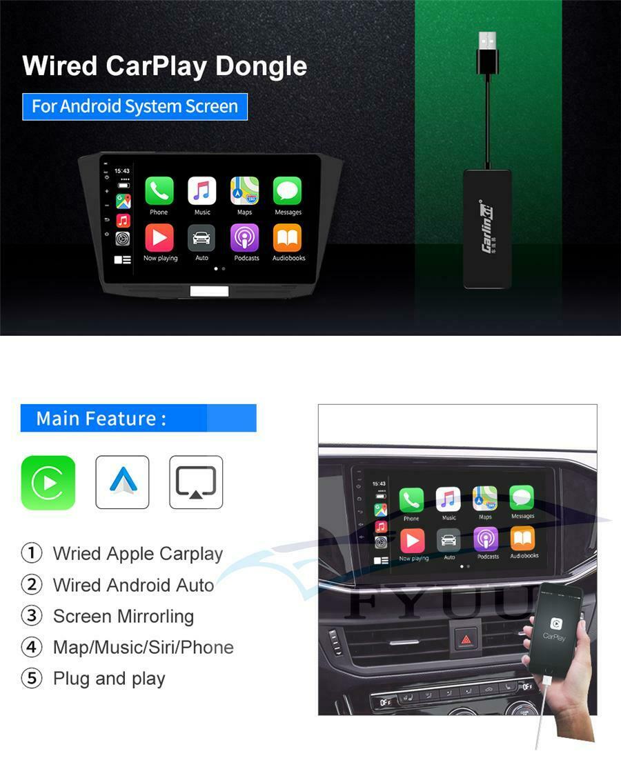 Carlinkit USB IOS for CarPlay Dongle Adapter Only For Android Car Navi Player