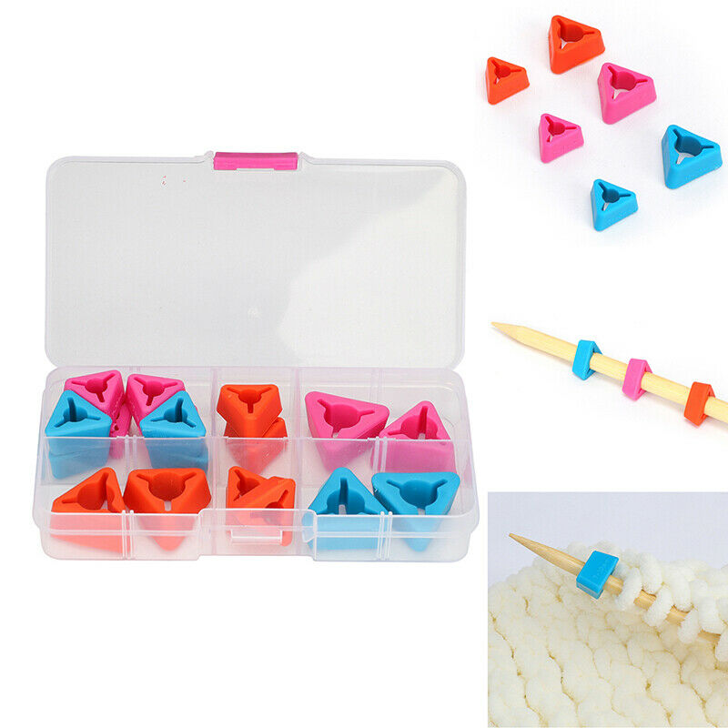 18pcs/box Knitting Needles Point Protectors for DIY Weave Needle Tip Stop.l8