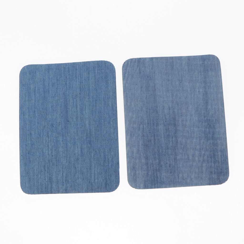 6x Iron On Cloth Denim Patches for Crafts Bag Pants Shirt Clothing Sewing