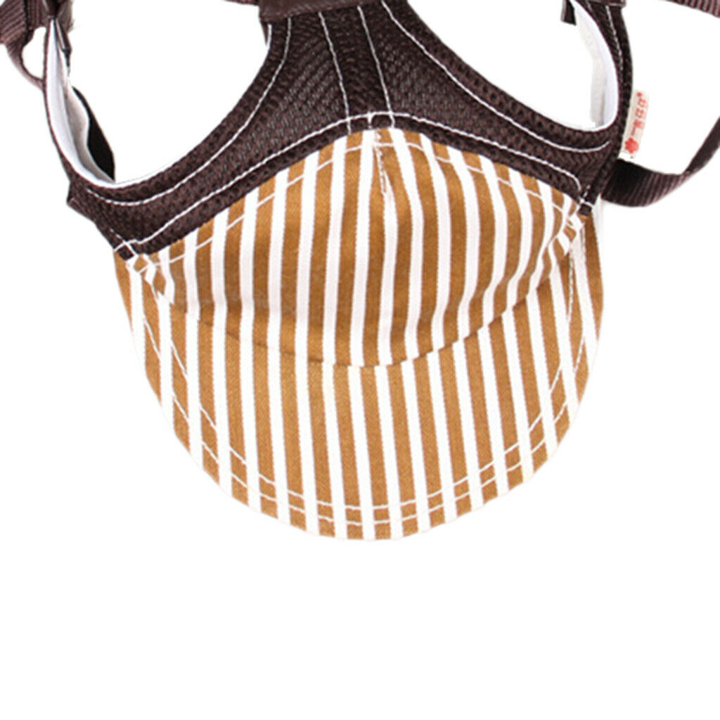 Summer Pet Dog Cat Baseball Visor Hat Puppy   Outdoor Sunbonnet Coffee S