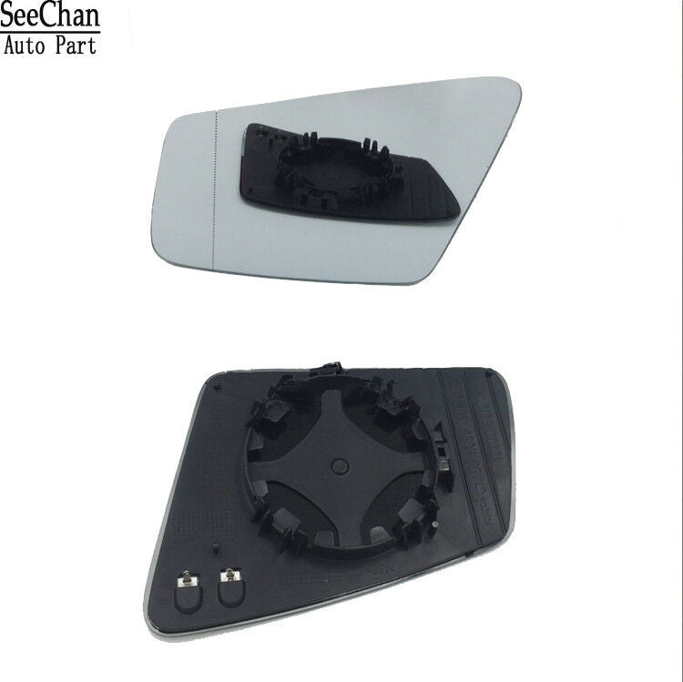 Fit 10-13 Mercedes-Benz S/C/E-Class W212 Pair Door Side Heated Wing Mirror Glass