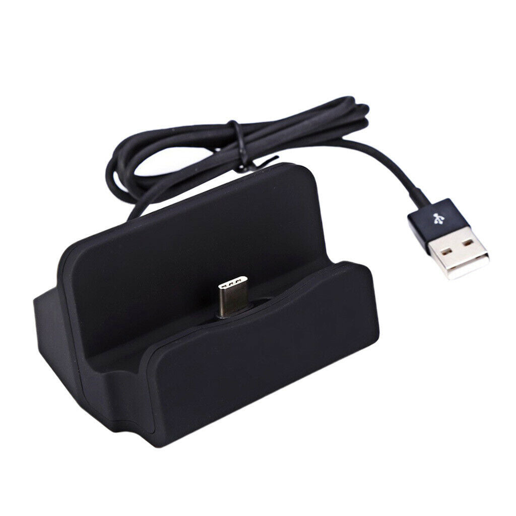 For Mobile Phone Type C Portable Charging + Charging Dock Black Cable