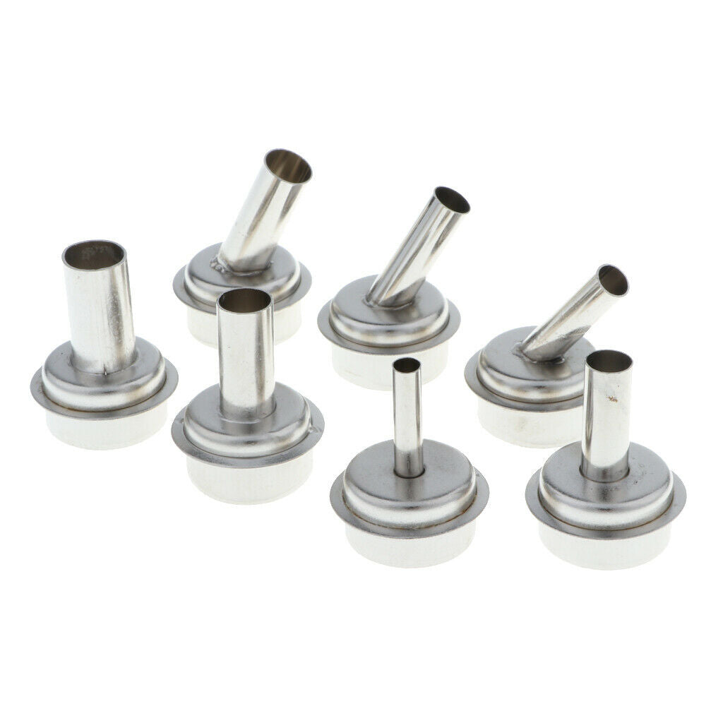 7 Pack Universal Heat Gun Nozzle Hot Air Desoldering Station Gun Mouth