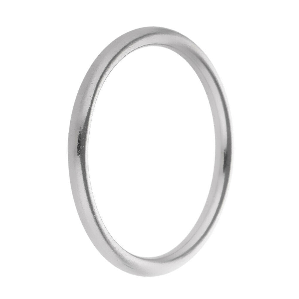2PCS 304 Stainless Steel O Rings Marine Grade 1" Diameter 1/8" Thickness