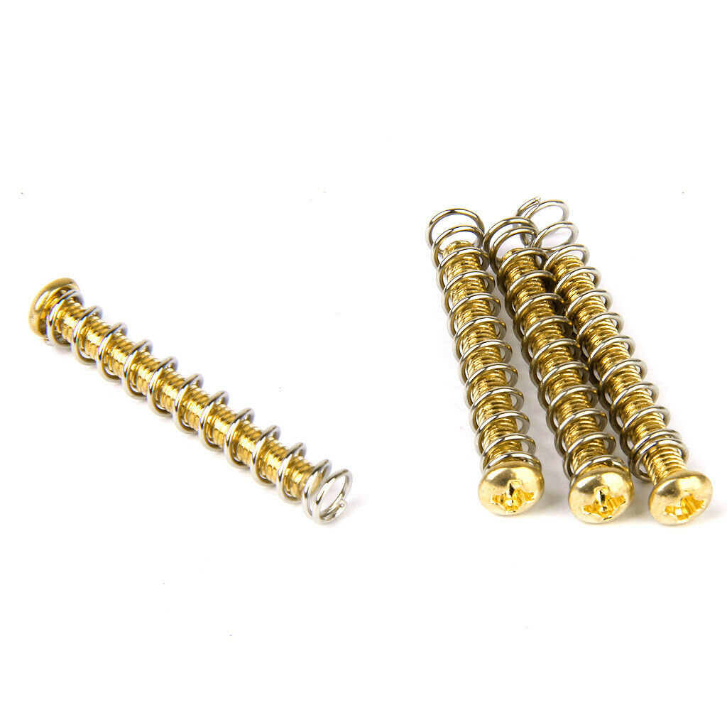 4 Humbucker Pickup Mounting Screws Springs 3mm For  SG ES Guitar