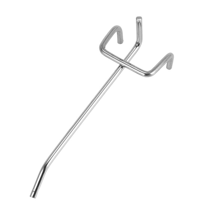 25Pcs 100Mm Pegboard Hooks Slat Wall Retail Display Shop Peg Hang Fits Home HaW5