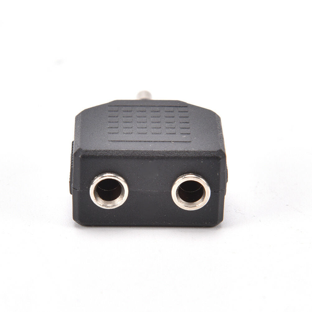 2PCS Audio 3.5mm Jack Male to Double AUX Female Headphone Y Splitter Adapt.l8