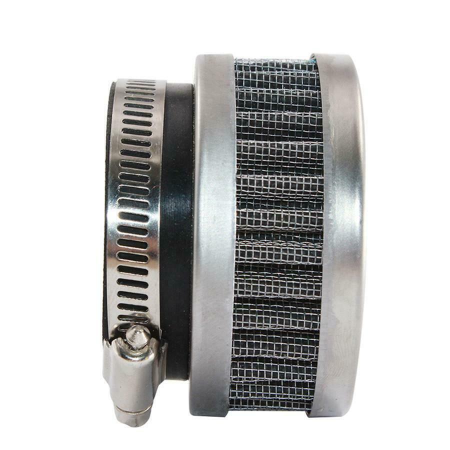 2x 42mm Stainless Steel Air Filter Cleaner For Motorcycle ATV Scooter Universal