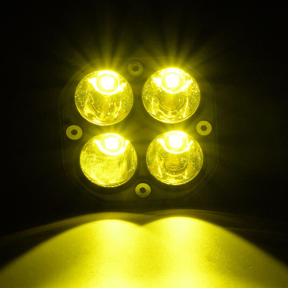 2pc 3"inch 40W LED Work Light Cube Pods Flood Truck Offroad SUV ATV Fog Driving