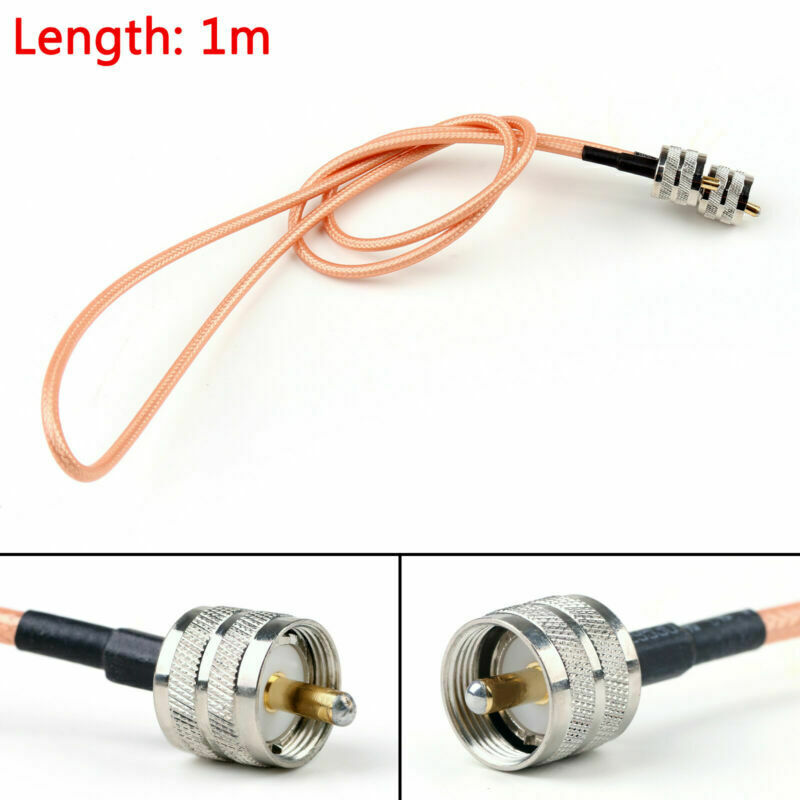 1m RG142 Cable PL259 UHF Male To UHF Male For Car Radio Antenna Pigtail 3ft  UA