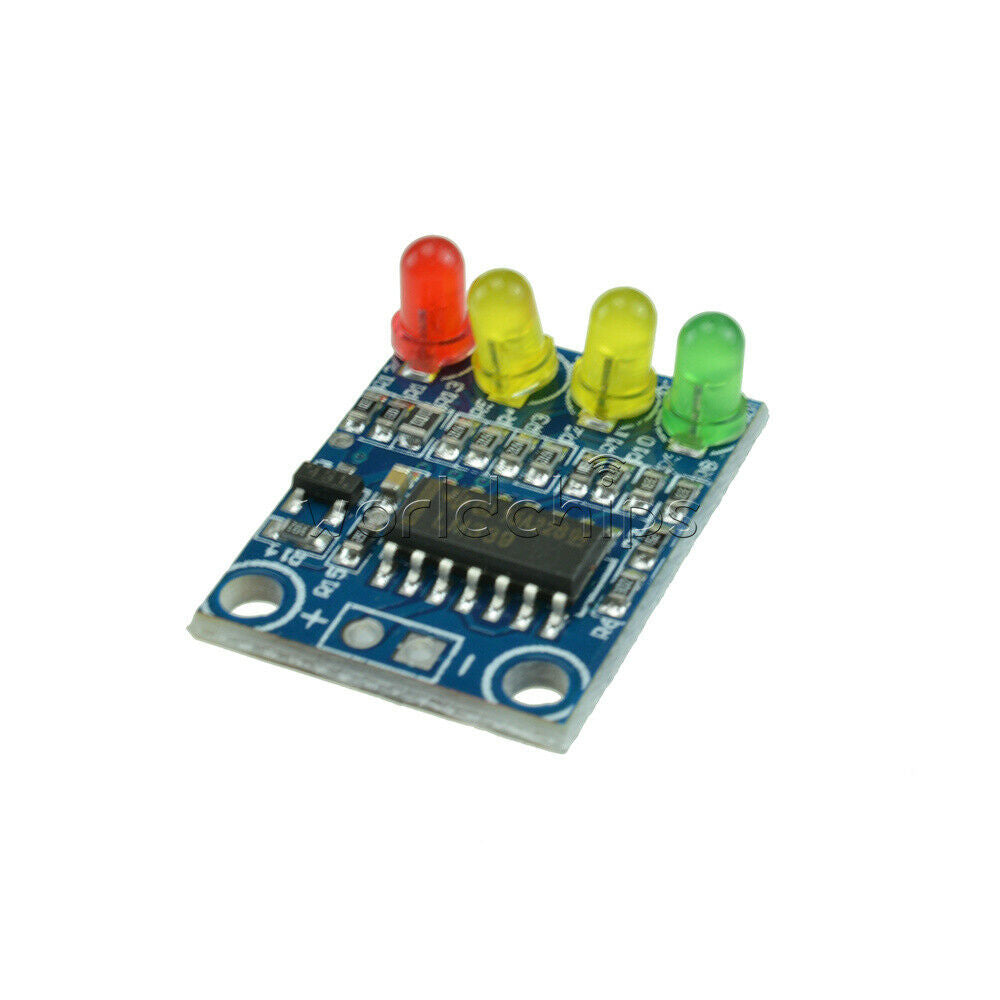 Battery Level Indicator 4 LED Onboard 12V Power Supply Voltage Detection Module