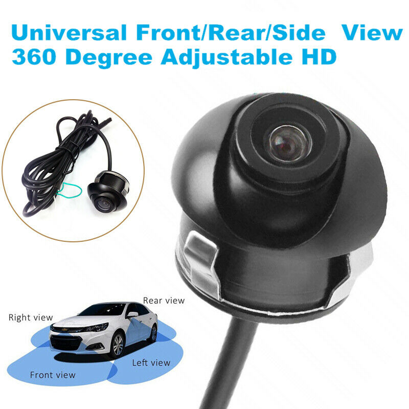 Universal 360Â° Night Vision Car Left+Right Rear Front View Backup Camera Video