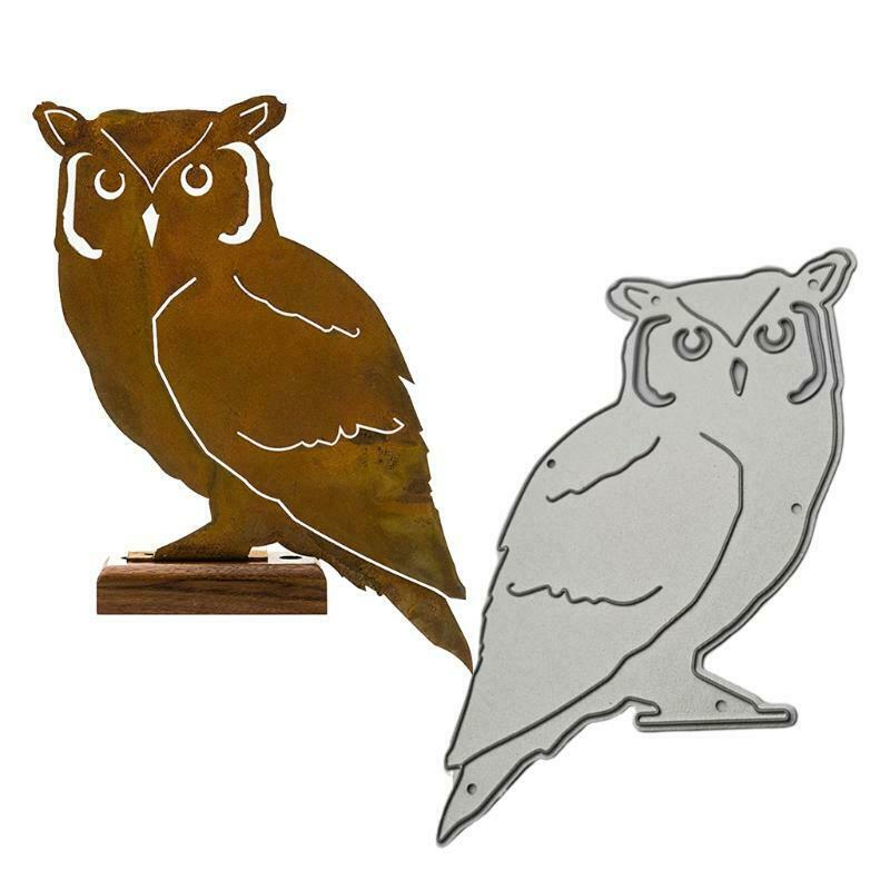 Animal Owl Metal Cutting Dies Stencil DIY Scrapbooking Album Paper Card Template