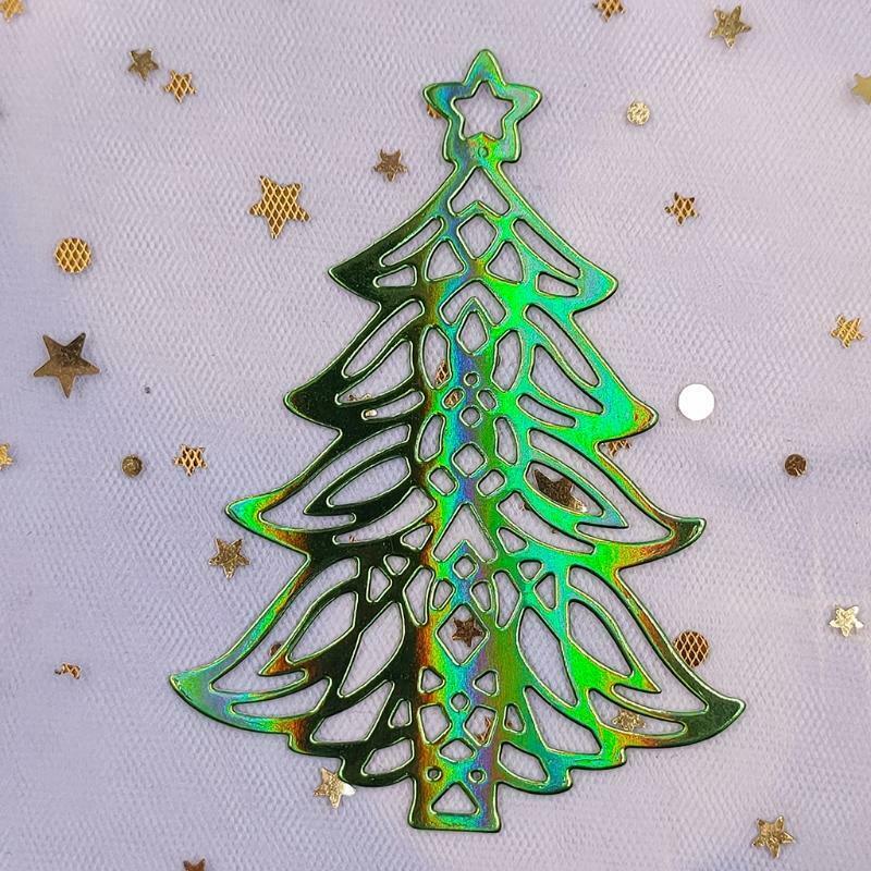 Christmas Tree Border Die-Cut Border Cutting Stencils Nice for DIY Scrapbooking