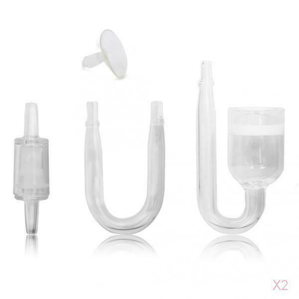 Set of 4pcs Fish Aquarium CO2 Diffuser Carbon Dioxide Reactor