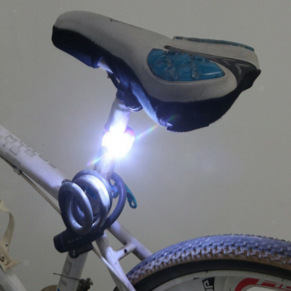 2pcs Night Cycling Light LED Taillight Rear Handlebar Warning Lamp Accessories