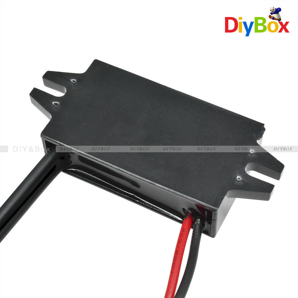 DC-DC 12V to 5V  Car Power Converter Adapter Dual USB Female Port Waterproof 3A