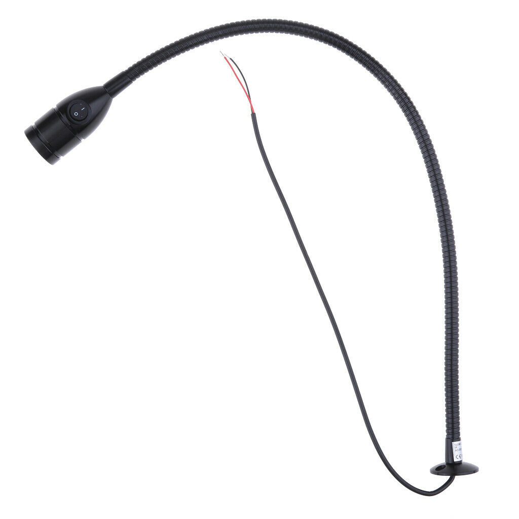 Marine Reading Light Spot Light Beside Desk Lamp 3W Waterproof for Yacht RV