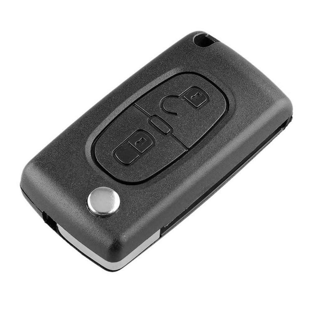 433MHz ID46 Chip 2 Button Folding Remote Key Fob for Peugeot 207 307 308 @