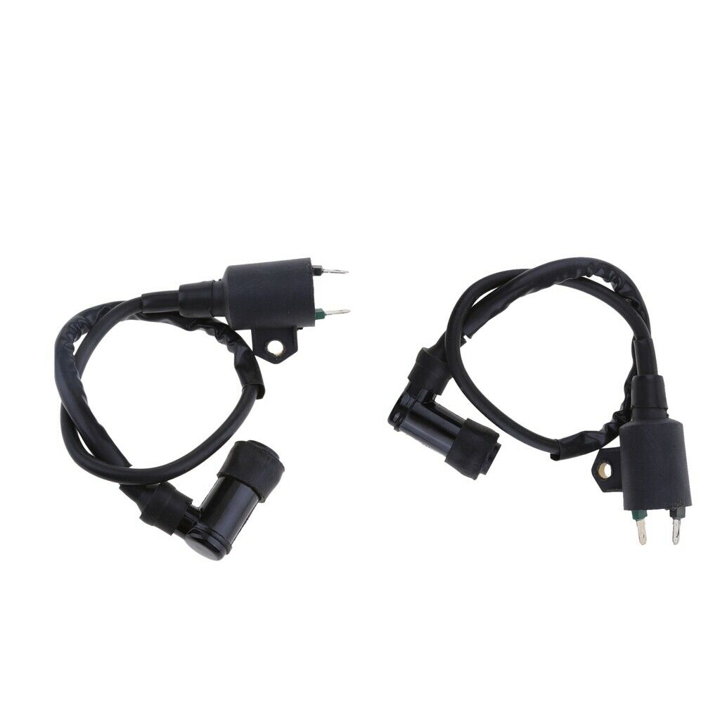 2Piece Ignition Coil for Kawasaki Brute Force 650 750 80 Prairie 300 360 400