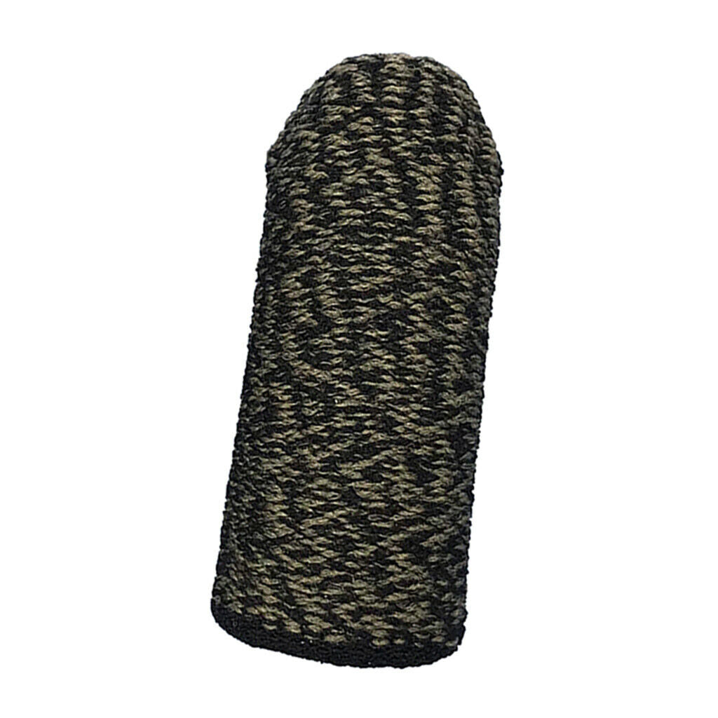 1 Pair Finger Sleeve Sweat Proof Gaming Finger Gloves Copper Fiber Black1