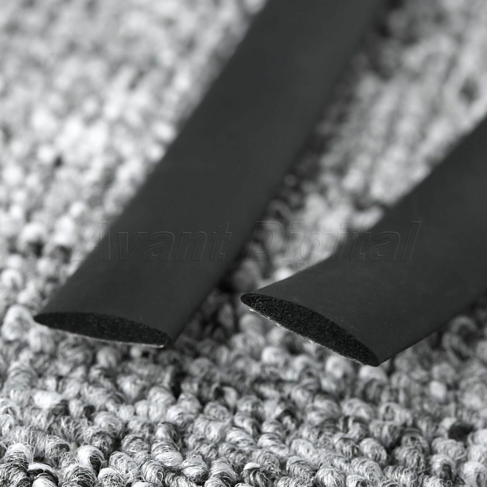 Car 5M Sealed Strips Triming Moulding Triangular Window Seal Windshield Sunroof