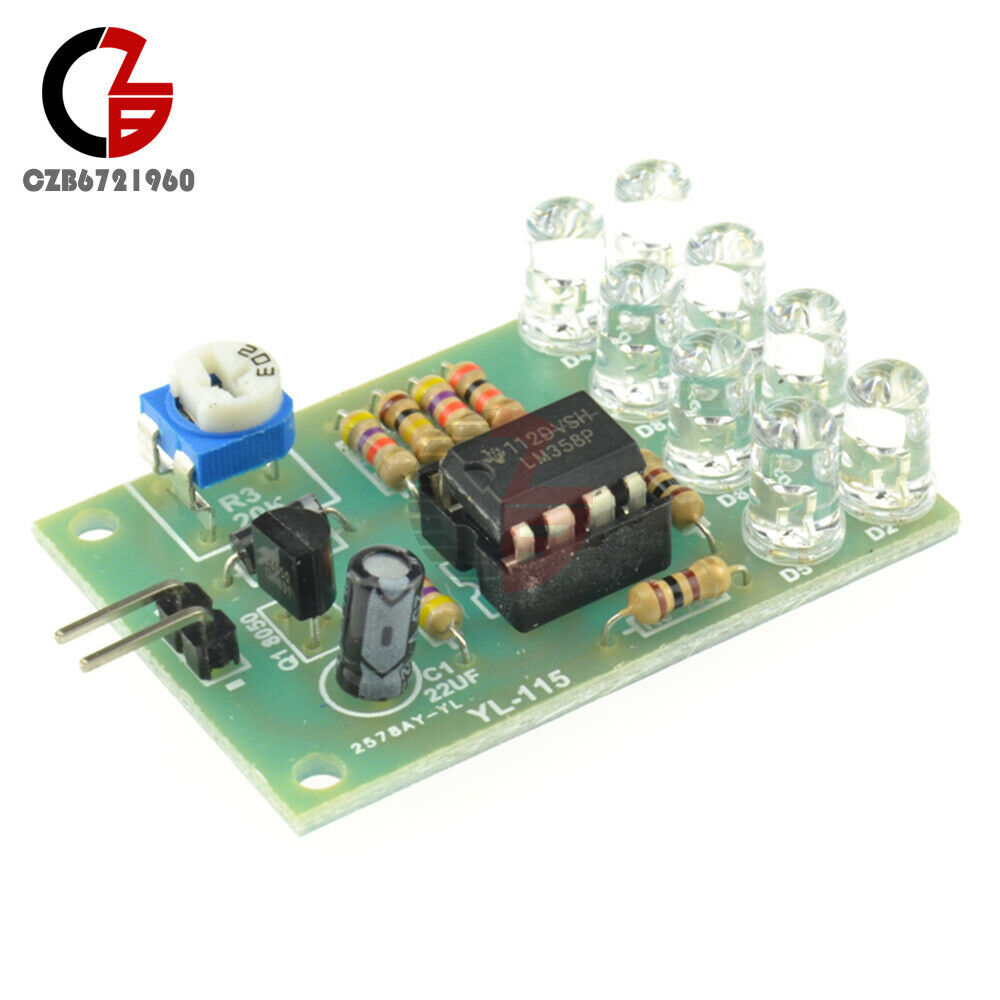2PCS 12V Breathe Light LED Flashing Lamp Parts Electronic DIY Module LM358 Chip