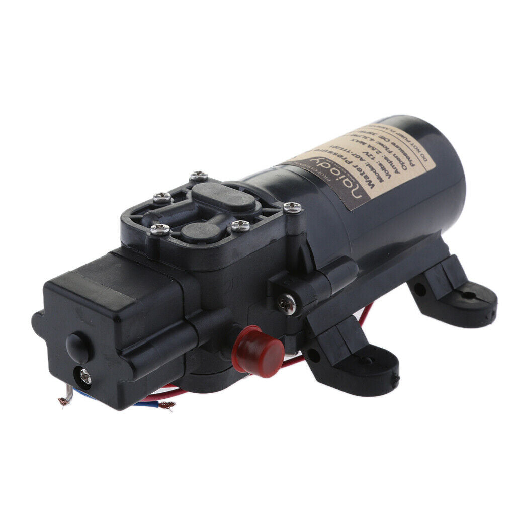 Black Diaphragm High Pressure 35PSI 4.3LPM Spraying Water Self-Priming PumP