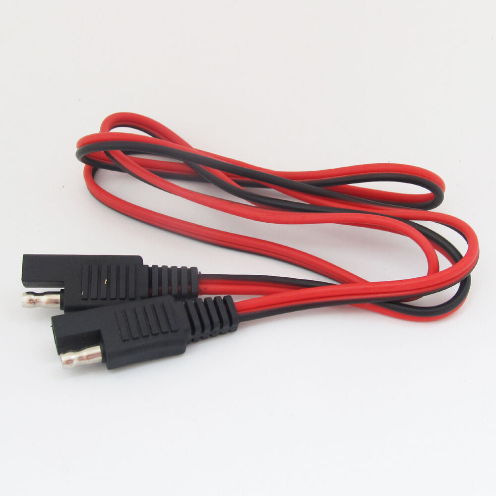 1pc 1M/3.3FT SAE to SAE DC Power Automotive Cable 18AWG for Cigarette Cable