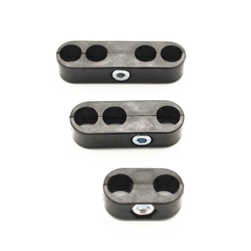 6x New Black Spark Plug Wire Cable Cord Separators Set For Chevy Ford Mopar