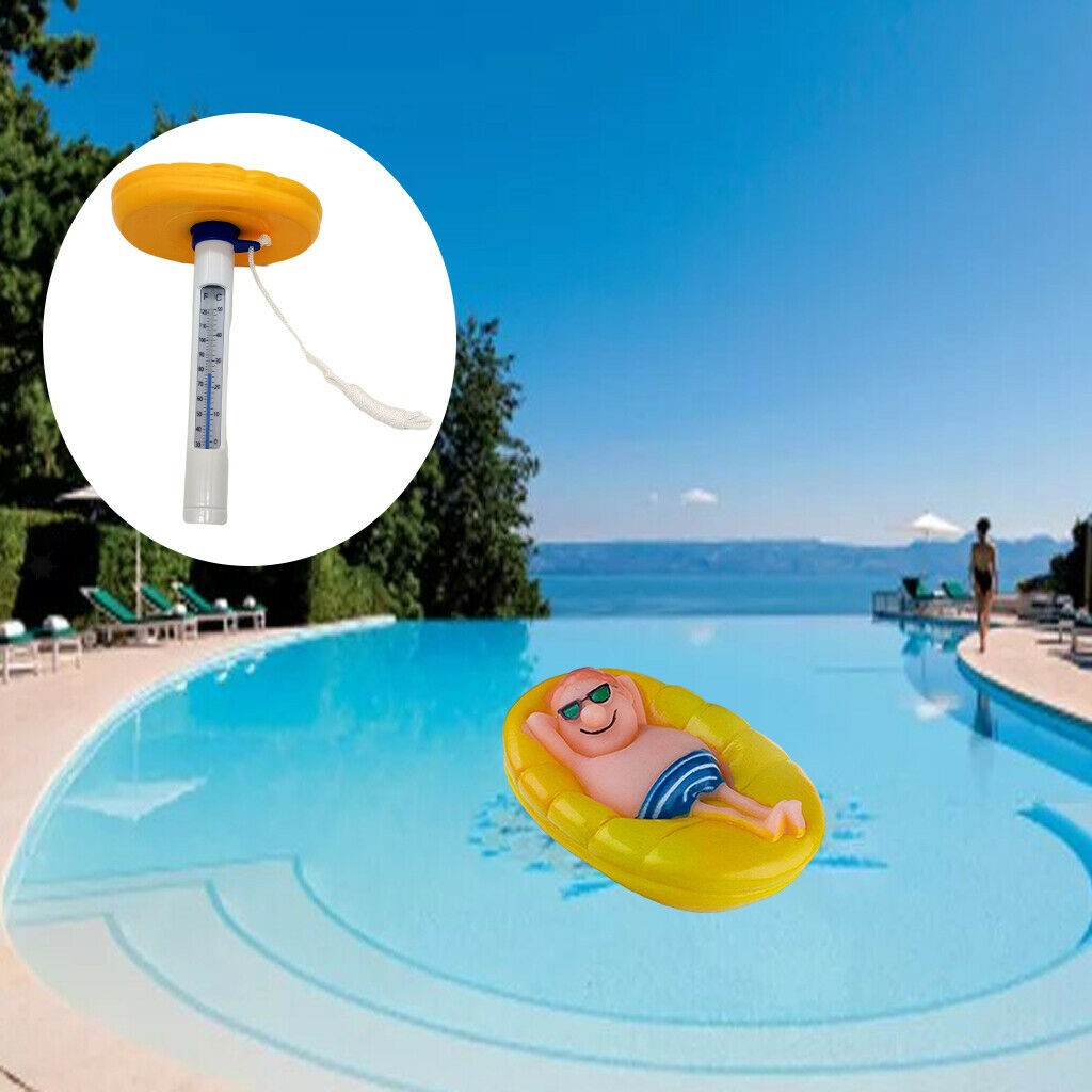 Creative Floating Pool Thermometer Hot Tub Bath Temperature Meter Indicator