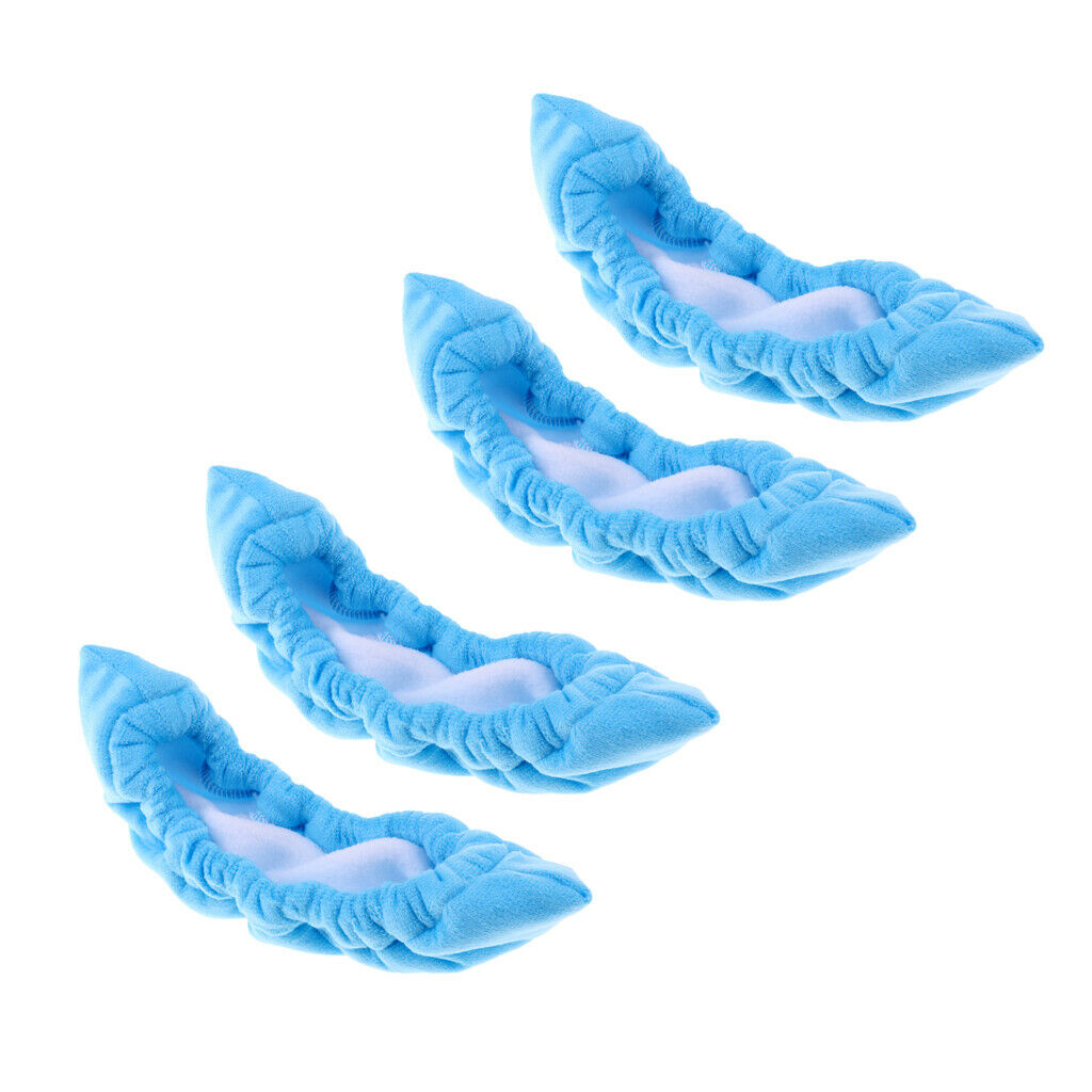 Hockey Skate Blade Covers Guards Soakers Absorbent Light Blue One Size