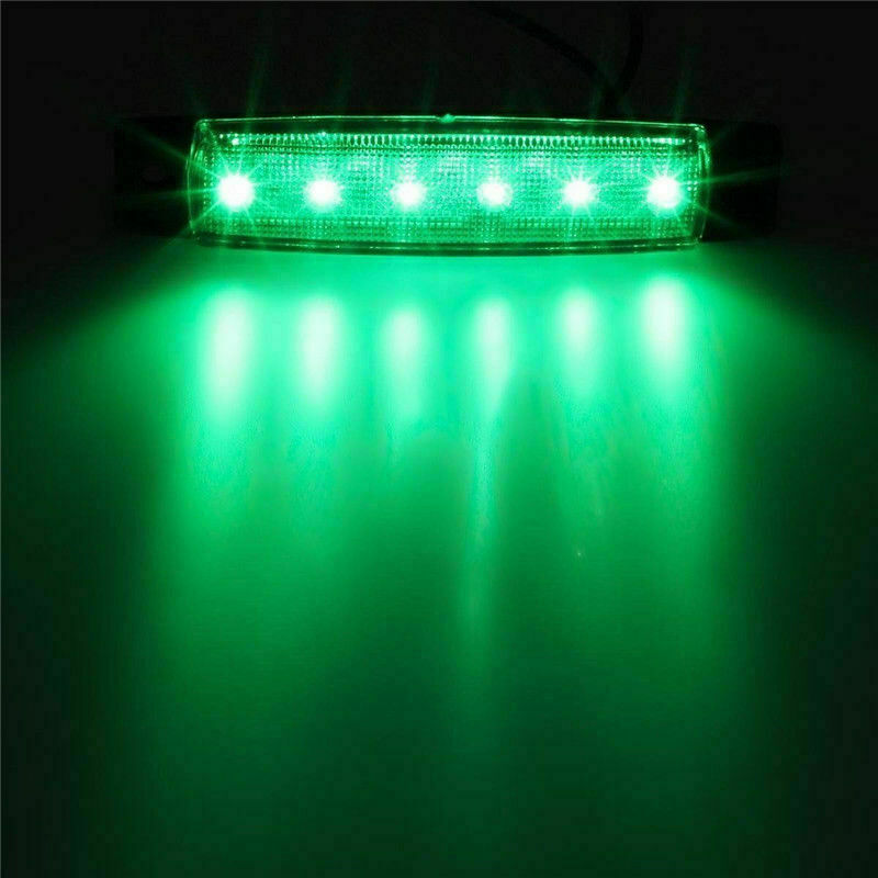 3X Green Marine Led Lights Courtesy & Utility Strip for Boat Yacht Pontoon Kayak