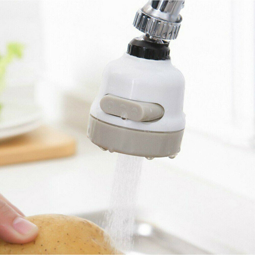 1Pcs Moveable Kitchen Tap Head 360° Rotatable Faucet Water Saving Filter Sprayer