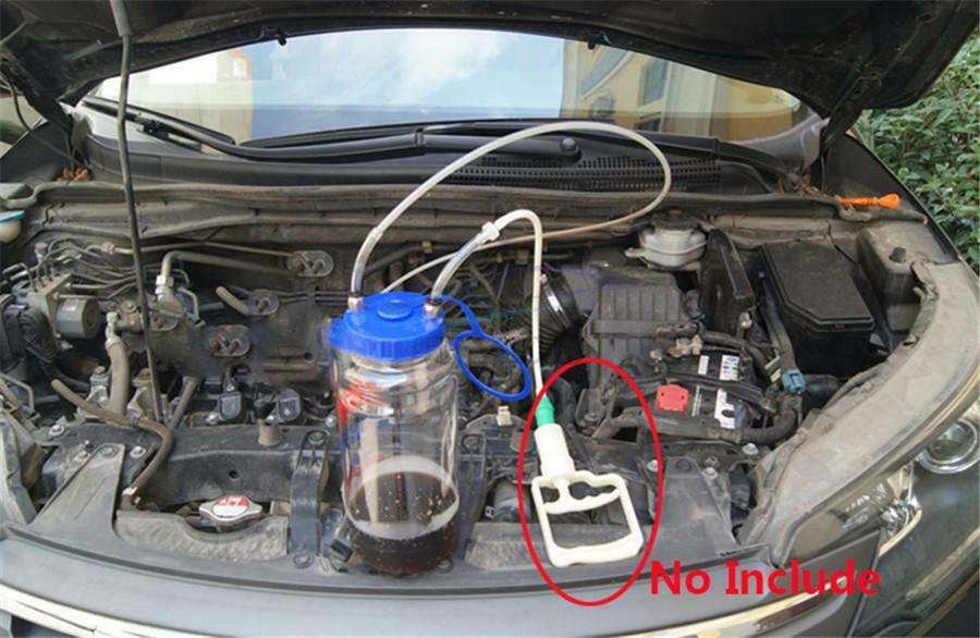 12V Strong Suction Vacuum Pump Car Oil Water Fluid Transfer Pump +2L Oil Bottle