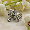 Elegant Charms Rhinestone Charms Silk Chiffon Scarf Rings Tube Buckle Holder