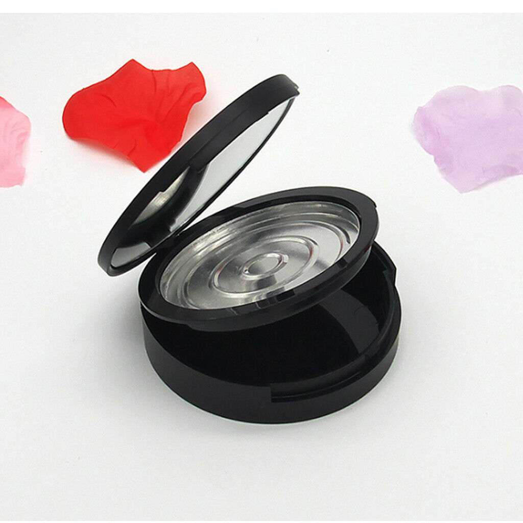 2pcs Empty Plastic Box Blusher Storage Containers Cosmetic Jars Pot for Makeup
