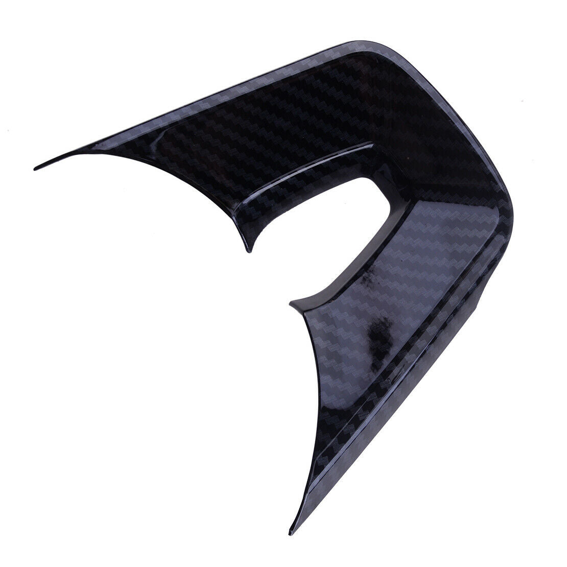 Carbon Fiber Style Steering Wheel Cover Trim Fits For Kia Seltos 2019 2020 2021